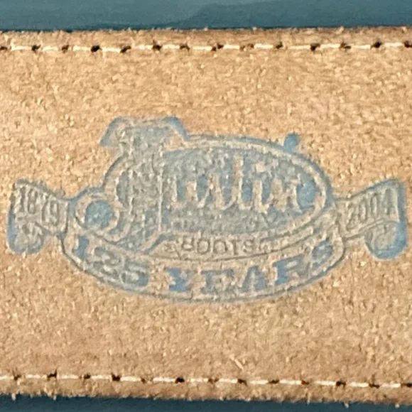 Justin Odessa Star Silver Texas Ranger Brown Leather Belt Vtg 1994 Size 36 - Picture 6 of 16